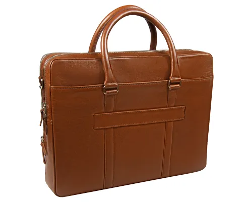 Портфель для ноутбука Vancouver Buffalino Leather из натуральной кожи, коричневый Портфель для ноутбука Vancouver Buffalino Leather из натуральной кожи, коричневый