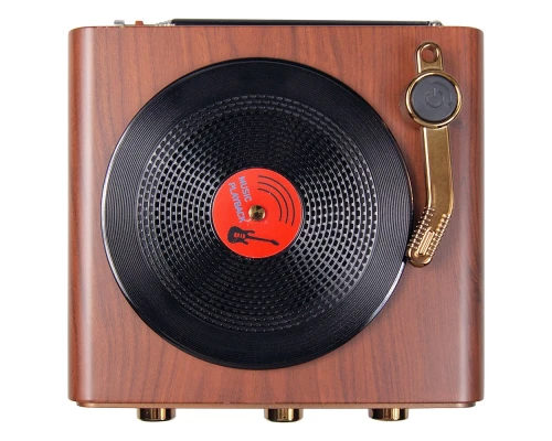 Ретро радио в стиле радиолы, Heritage Nostalgia, диапазон частот  AM FM SW, с USB порт,  Bluetooth, цвет коричневый