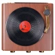 Ретро радио в стиле радиолы, Heritage Nostalgia, диапазон частот  AM FM SW, с USB порт,  Bluetooth, цвет коричневый