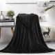 Плед мягкий флисовый Super Soft  Comfort Travel, 125*170 см, черный