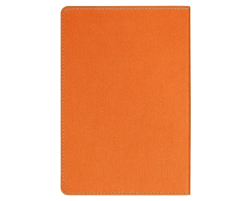 Ежедневник Flexy Viva Latte Sand Color A5, серый с оранжевым, недатированный, в гибкой обложке