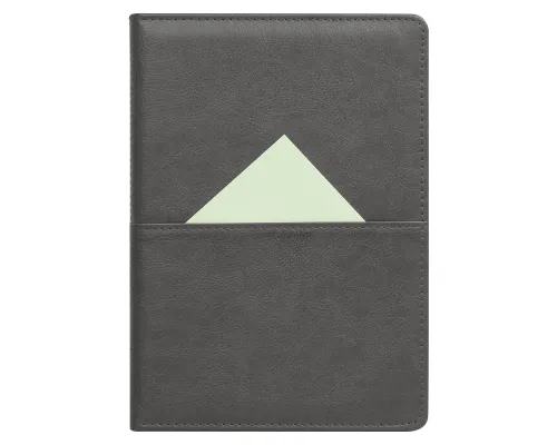 Ежедневник Smart Philadelphia Columbus А5, темно-серый, недатированный, в твердой обложке с поролоном