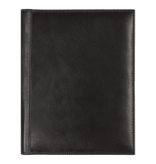 Суперобложка из натуральной кожи Universal leather размер А5+ , черная