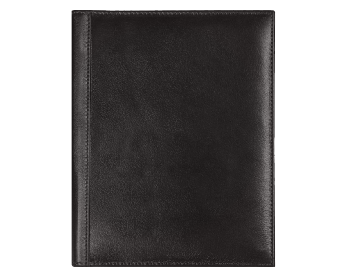 Суперобложка из натуральной кожи Universal leather размер А5+ , черная Суперобложка из натуральной кожи Universal leather размер А5+ , черная