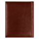 Суперобложка из натуральной кожи Universal leather размер А5+ , коричневый