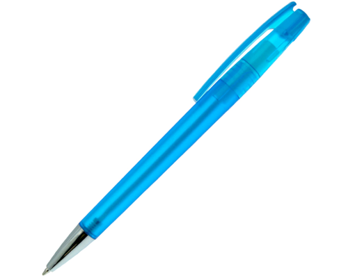 Ручка шариковая, пластиковая, фрост, голубой/серебристая, Z-PEN Ручка шариковая, пластиковая, фрост, голубой/серебристая, Z-PEN