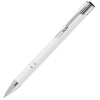 Ручка шариковая Legend Soft Touch, белая