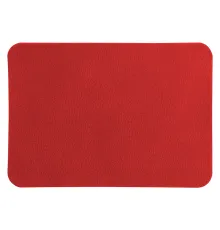 Шеврон Rectangle Latte Soft touch размер 50*70 мм, красный, со скругленными углами