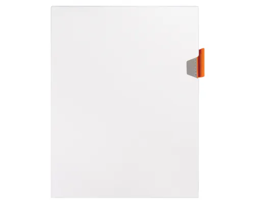 Ежедневник Flexy Verde Sivilia B5 на пружине, серо-оранжевый, недатированный, в гибкой обложке