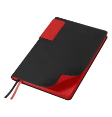 Ежедневник Flexy Star Sivilia Black Edition Color А5, черно-красный, недатированный ,в гибкой обложке