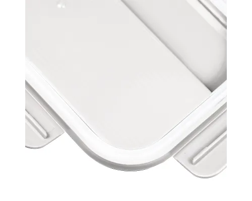 Герметичный контейнер для еды (ланч бокс)  BON VOYAGE, пластиковый, белый, 1100 мл.