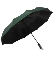 Зонт складной автоматический  Forest BERGEN, диаметр 116 см, 10 панелей, с UV защитой в подарочной коробке, зеленый