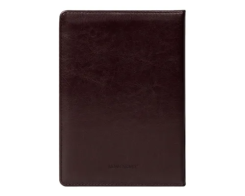 Ежедневник City Nebraska Tennessee A5, недатированный, коричневый с золотистым срезом