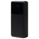 Внешний аккумулятор (powerbank) «Stream 20», 20 000 mAH, с двумя зарядными шнурами,  22,5W (Ватт)  super fast charge, Power Delivery (PD) 25.5W (dfnn), c цифровым дисплеем для контроля заряда, черный