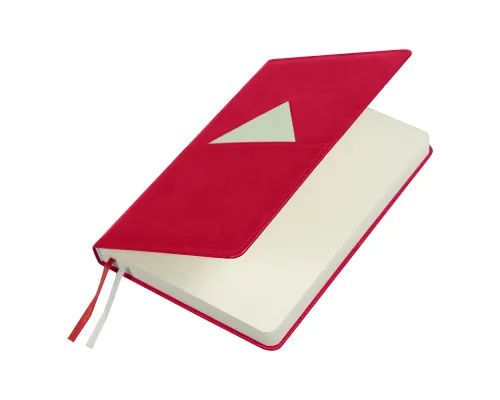 Ежедневник Smart Philadelphia Columbus А5, красный, недатированный, в твердой обложке с поролоном