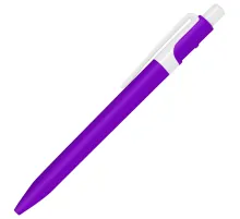 Ручка шариковая пластиковая Ravena Color фиолетовая/белая