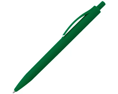 Ручка шариковая IGLA SOFT, пластиковая, софт-тач, зеленая 7732 С