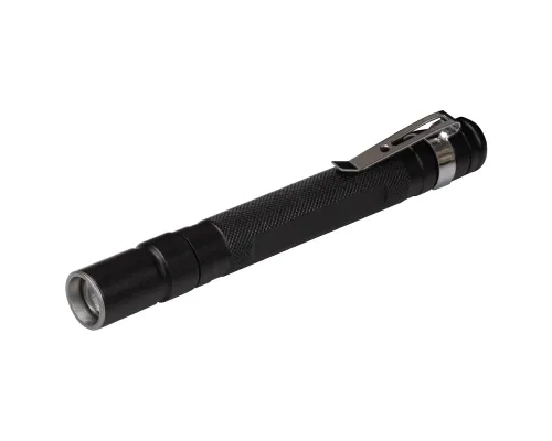 Фонарь Tools Dinan, алюминиевый, с клипсой, черный