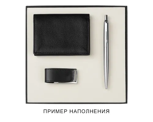 Коробка подарочная, размер 18*18*2 см, Solution Superior Linen, черная, бежевый ложемент под индивидуальную вырубку Коробка подарочная, размер 18*18*2 см, Solution Superior Linen, черная, бежевый ложемент под индивидуальную вырубку