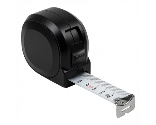 Рулетка Tools  Carpenter 3 метра, пластиковая, с ремешком, черная