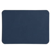 Шеврон Rectangle Latte Soft touch размер 50*70 мм, темно-синий, со скругленными углами