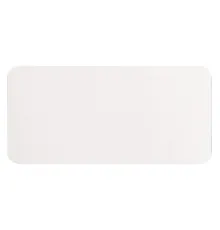 Шеврон Rectangle Milano размер 60*30 мм, молочный, со скругленными углами