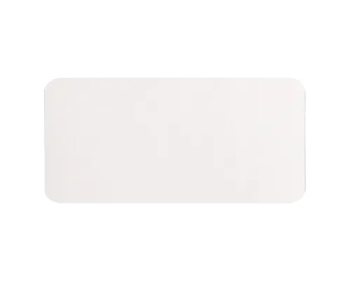 Шеврон Rectangle Milano размер 60*30 мм, молочный, со скругленными углами