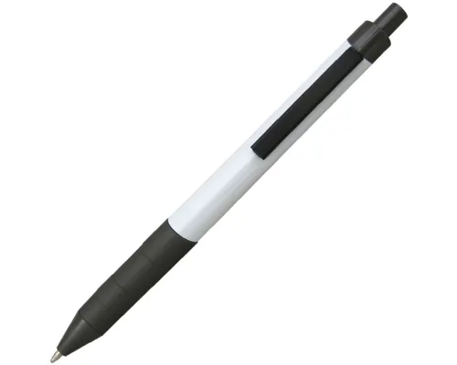 Ручка шариковая, металлическая, белая/серая Ручка шариковая, металлическая, белая/серая