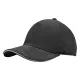 Кепка 5- панельная Salerno Heavy 350,  c белым сендвичем, черная