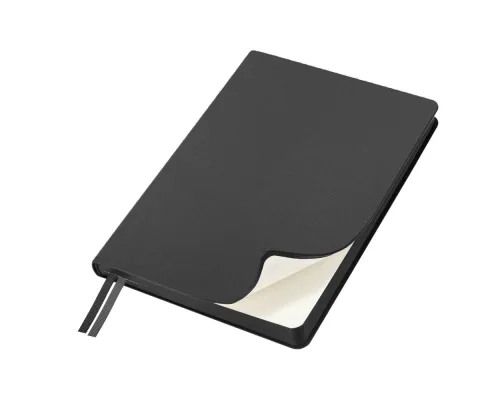 Ежедневник Flexy Velours de soie  А5, черный, недатированный, в гибкой обложке