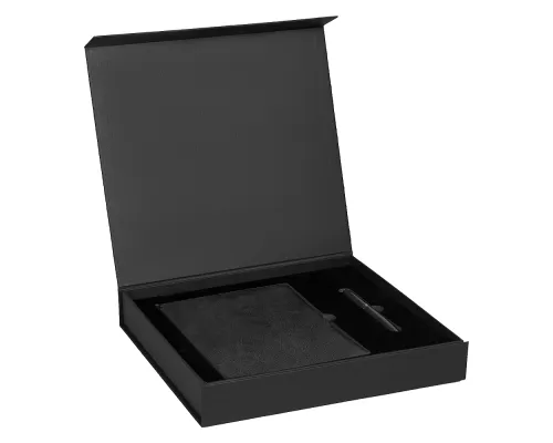 Набор подарочный Solution Prestige Duo (Ежедневник B5, ручка шариковая), черный