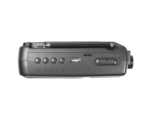 Ретро радио Heritage Melody,  Bluetooth, AM/FM/SW, LED-подсветкой, USB, TF и MP3-плеером, цвет серебристый