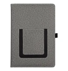 Ежедневник  Smart Wallet Cambric  A5, серый, недатированный, в твердой обложке с поролоном