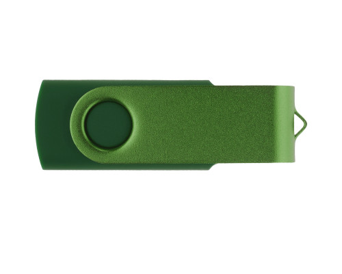 Флеш накопитель USB 2.0 Twister 32GB, пластик Софт Тач/металл, зеленый/зеленый Флеш накопитель USB 2.0 Twister 32GB, пластик Софт Тач/металл, зеленый/зеленый