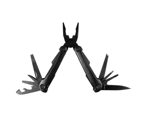 Набор подарочный мультитул и  брелок-/мультитул  Tools Hardwork , черный,  в подарочной коробке