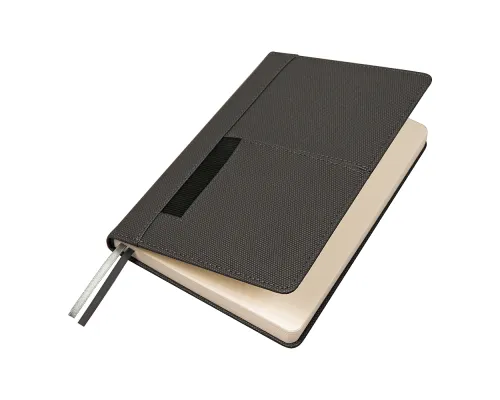 Ежедневник Smart Cardiff  Print Sample Складна А5, серый, недатированный, в твердой обложке с поролоном