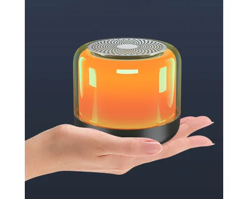 Колонка беспроводная MyTone Light Sound со светомузыкой, черная Колонка беспроводная MyTone Light Sound со светомузыкой, черная