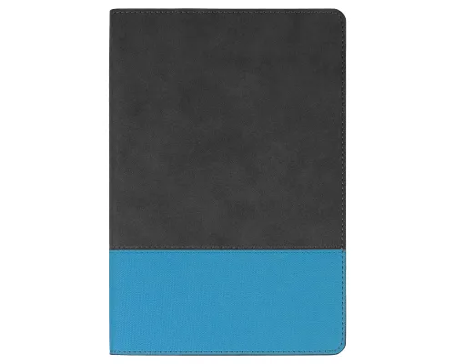 Ежедневник Flexy Treviso Nuba Sand Color А5, серый/голубой, недатированный, в гибкой обложке