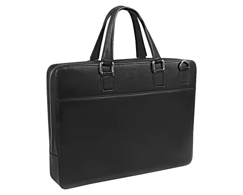 Портфель для ноутбука Stanford Leather из натуральной кожи, черный Портфель для ноутбука Stanford Leather из натуральной кожи, черный