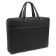 Портфель для ноутбука Stanford Leather из натуральной кожи, черный