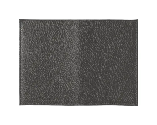 Обложка для автодокументов Leather Sky Flotter Sun из натуральной кожи, темно-серая
