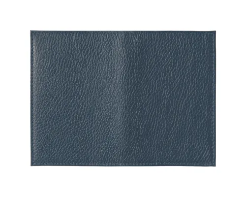 Обложка для автодокументов Leather Sky Flotter Sun из натуральной кожи, темно-синяя