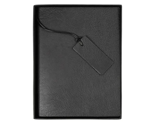 Ежедневник Flexy Foggia Leatherette B5, черный, недатированный, в гибкой обложке в подарочной коробке Ежедневник Flexy Foggia Leatherette B5, черный, недатированный, в гибкой обложке в подарочной коробке
