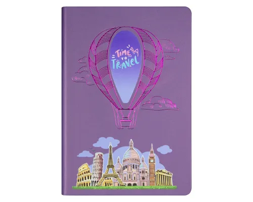 Ежедневник Flexy Milano Print Sample А5, фиолетовый, недатированный, в гибкой обложке Ежедневник Flexy Milano Print Sample А5, фиолетовый, недатированный, в гибкой обложке