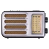 Ретро радио Heritage Melody,  Bluetooth, AM/FM/SW, LED-подсветкой, USB, TF и MP3-плеером, цвет серебристый