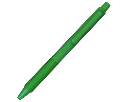 Ручка шариковая Flora Color с полугелиевым стержнем, зеленая Ручка шариковая Flora Color с полугелиевым стержнем, зеленая