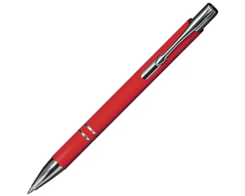 Ручка шариковая Legend Soft Touch, красная