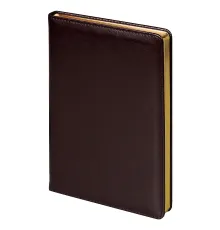 Ежедневник City Nebraska Tennessee A5, недатированный, коричневый с золотистым срезом