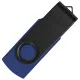 Флеш накопитель USB 2.0 Twister Сolor Mix 16GB, пластик Софт Тач/металл, темно-синий/черный