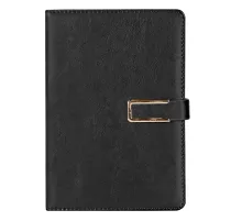 Ежедневник City Bary Mocco A5 в подарочной коробке, черный с золотистым, недатированный, в твердой обложке